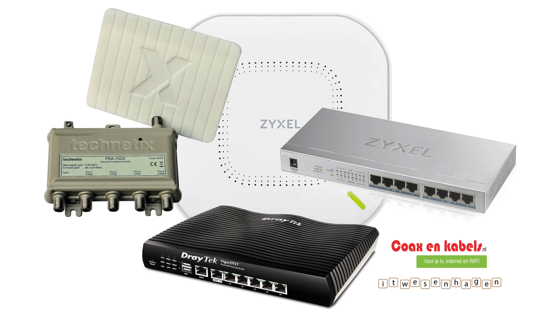 wifi access points en stabiel internet Coax en